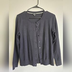 Black Cardigan Sweater